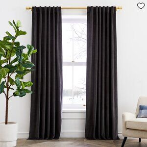 West Elm Velvet Blackout Curtain - Retail $358